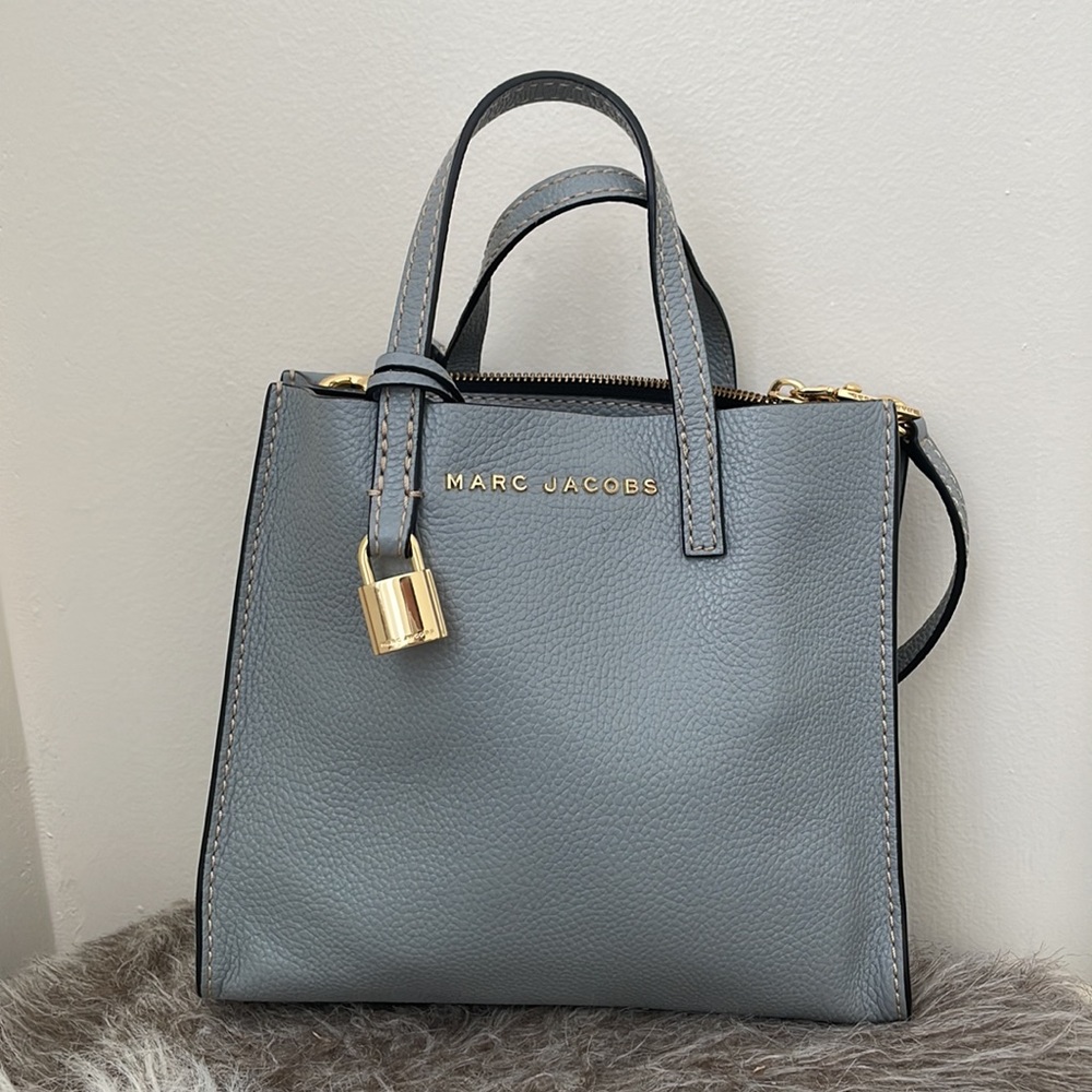 Marc Jacobs Mini Grind Coated Leather Tote